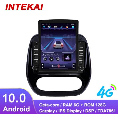 9.7" Vertical Style Tesla Screen Android Car Radio GPS Autoradio player for Renault Captur Samsung QM3 2013-2018
