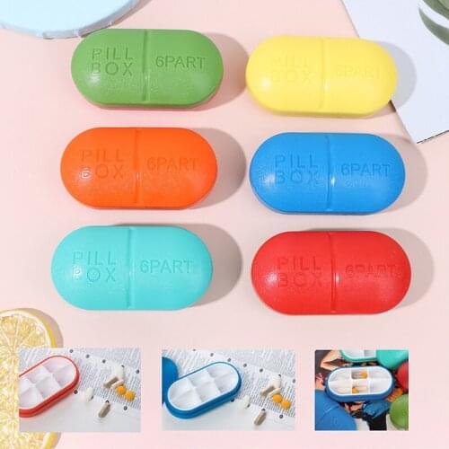 Mini Travel Pill Tablet Storage Box Medicine Organizer Container Case Holder New