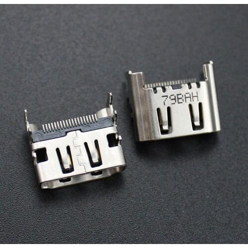 JCD 1pcs NEW HDMI-compatible Port Socket Interface Connector for PS4 Repair Parts