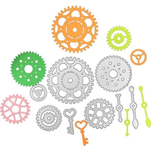 Julyarts Gear New Cutting Dies for 2021 Scrapbooking Material for Scrapbooking Card Decoration Making