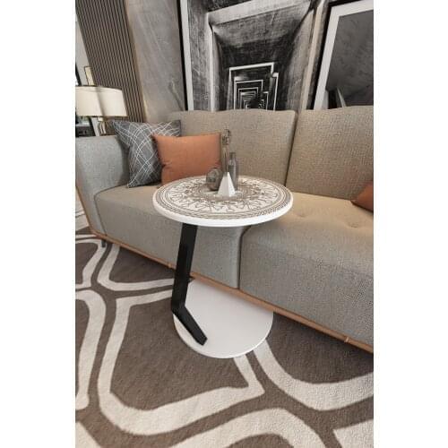 Lord C Coffee Table Sofa Stand Side Coffee Table Zigon Coffee Table Serving Stand White