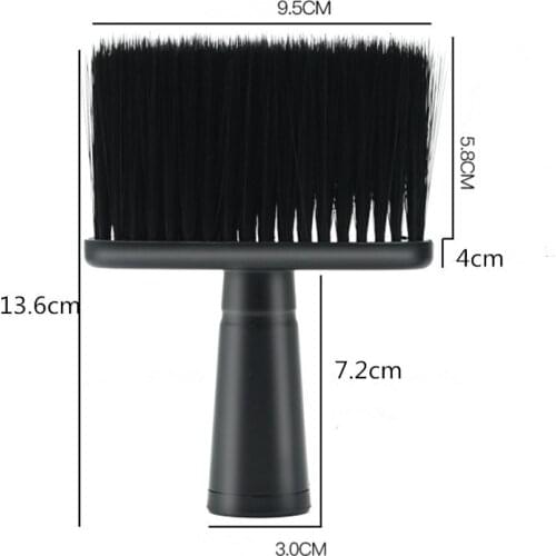 Soft Hair Brush Neck Face Duster Hairdressing Hair Cutting Cleaning Brush for Barber Salon Hairdressing Styling Tools
