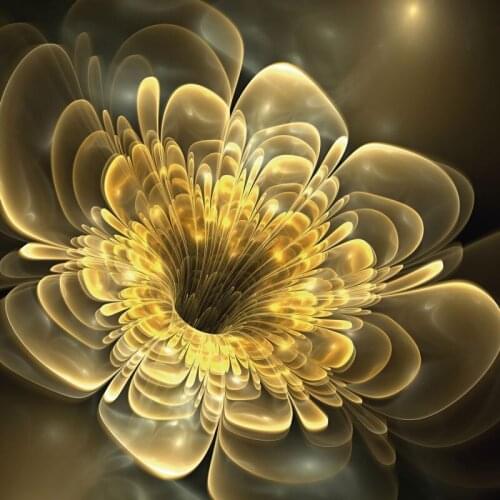 JMINE Div 5D Yellow abstract Flower Full Diamond Painting cross stitch kits art High Quality Floral 3D paint by diamonds