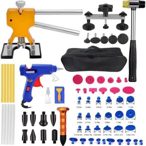 Car Dent Remover Repair Kit Car Dent Repair Tool Dent Puller Auto Paintless Body Suction Cup Repair Tools Dent & Ding Puller Tab
