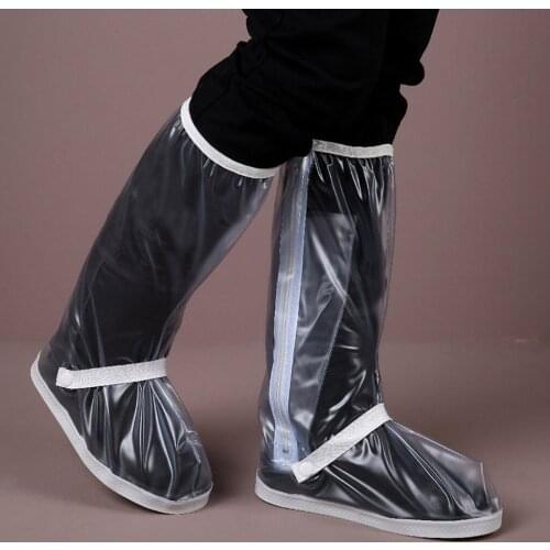 Rain Shoes Outdoor Transparent Waterproof Rain Shoes Rainy Day Boots Covers Anti-Slip Cycling Overshoes 2021 Drop Ship