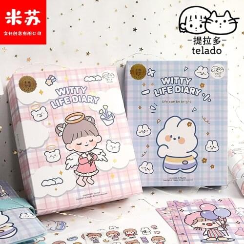 BULA Student Planner Notebooks for School Bullet Journal Notebook Kawaii Washi Stickers Journaling Stationery Office Accessories
