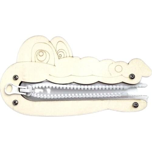 For baby Scrapbook Puzzle Supplies Wood Chips Wooden Pieces Parent-child handcraft For Home Child Education Wedding Ornaments