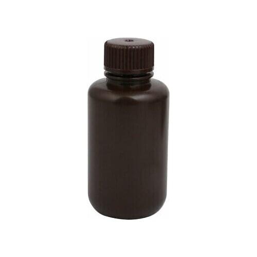 100ml Capacity Plastic Chemical Laboratory Sealling Reagent Sample Bottle Brown