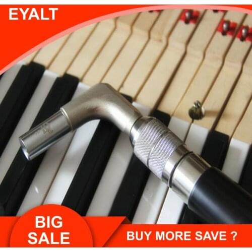 High Quality Adjustable Wrench Telescopic Hexagonal Core Sandalwood Handle Tuning Hammer Piano Turning Tool Repairing Tool