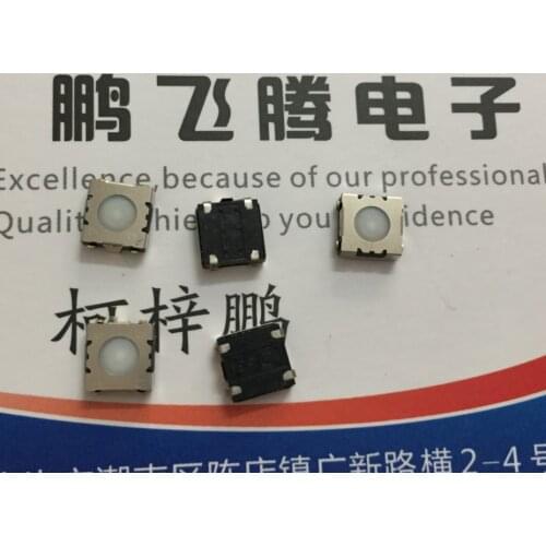 10PCS/lot Original Japanese Panasonic EVQQ2S01W touch switch 6*6*2 patch 4 feet internal push button micro-movement