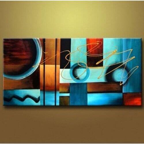 MODERN ABSTRACT HUGE WALL ART OIL PAINTING CANVAS (no frame)