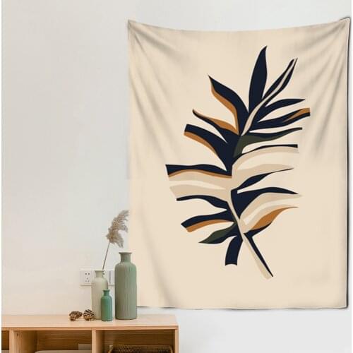 Modern Abstract Landscape Mural Pirnt Asuka Forest Sunset Mountain on Landscape Wall Tapestry for Home Decor