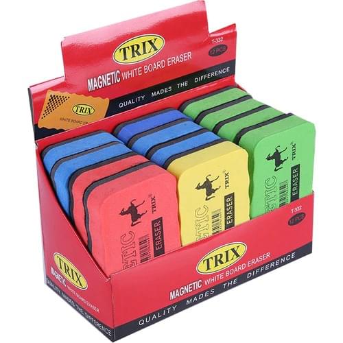 Trix T-332 Magnetic Whiteboard Eraser 12'li