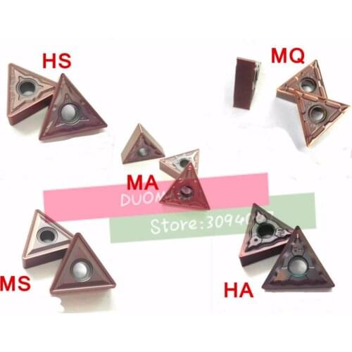 10PCS TNMG160404 /08-MS/MA/HA/HS/MQ carbide CNC inserts,lathe tool,apply to stainless steel and steel processing,MTJNR/WTJNR