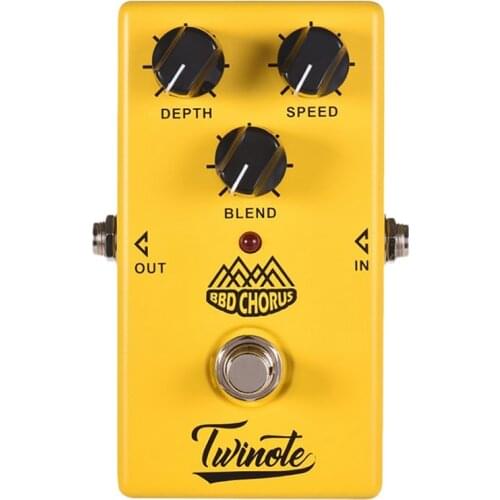 Twinote BBD Chorus Sound Guitar Effect Pedal True Bypass Analog Chorus Effects Pedal Processsor Delay for Guitar Accessories