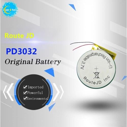10pcs ICL Route JD PD3032 3.7V 200mAh Li-ion Rechargeable battery for Garmin Forerunner GPS smart watch button cell Batteries