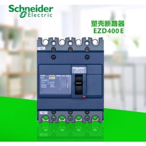 Authentic safety guarantee leakage protection molded case circuit breaker air switch EZD400E 4P 350A 400A fixed