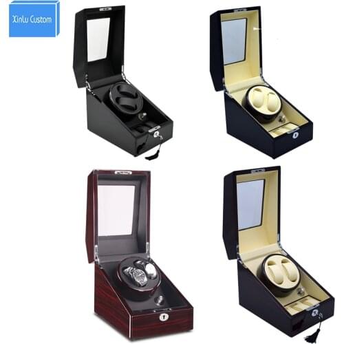 Automatic Watch Winder Caja Fuerte Battery/Adapter Cassaforte Rotate Lock Box Wathes Storage Display Watchwinder Uhrenbeweger