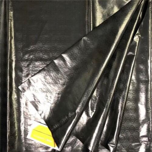 Snow White Bazin Riche Germany Quality 10 Yards/bag Guinea Brocade Garment Fabric 100% Cotton With Perfume,Shadda Damask black