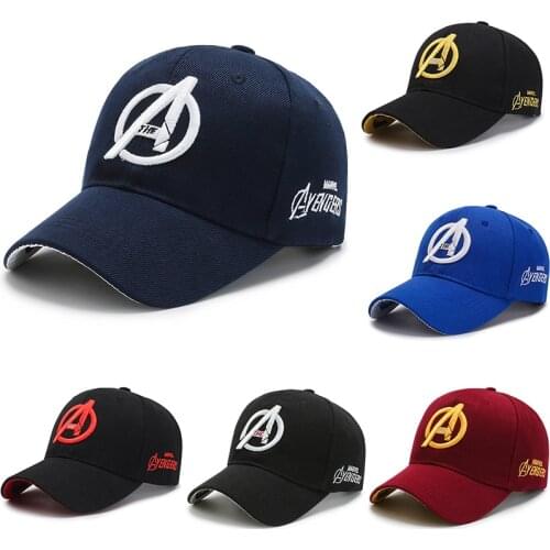 Disney Avengers Adult Baseball Cap Hat Womens Casual Wild Mens Outdoor Sports Cycling Sunshade Cap Ins Summer Sun Hat Gift