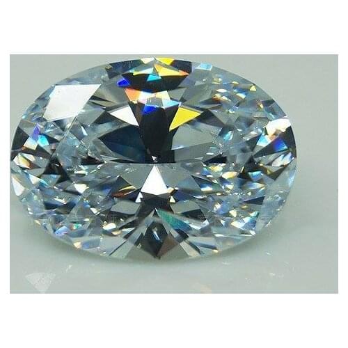 30 CT Huge White Sapphire AAA Zircon 15 * 20MM Oval Cut Loose Gemstones Gems Wholesale