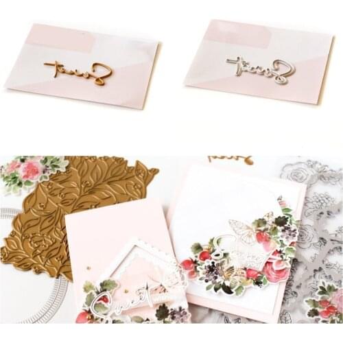 Hot New SWEET Metal Cutting Dies Stamps Scrapbook Diary Decoration Stencil Embossing Template DIY Greeting Card Handmade 2021