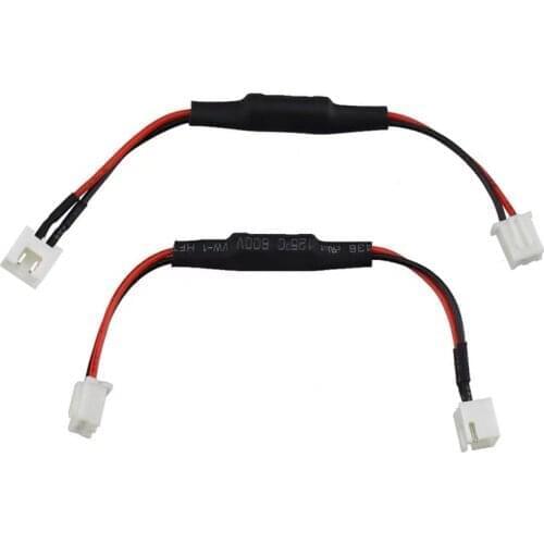 2Pin XH2.54 Fan Cable Graphics card 2Pin Male to 2Pin Female XH2.54 Reduce Fan Speed Noise Extension Resistor Slow down Cable