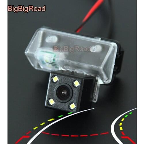 BigBigRoad For toyota verso EZ 2011 Camry 2012 2013 vios yaris 2013 Car Intelligent Dynamic Trajectory Tracks Rear View Camera