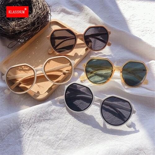 1pc unisex round sunglasses women classic vintage trending products Leopard transparent circle glasses Simple Design Sun Glasses