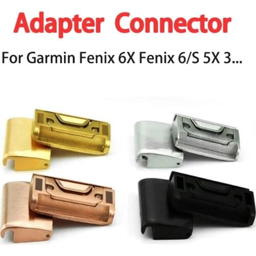 20mm 22mm 26mm Quick-Fit Metal Watch Band Adapter for Garmin Fenix 6X Fenix 6 6S 5X Fenix 3 All models Easy Fit Buckle Connector
