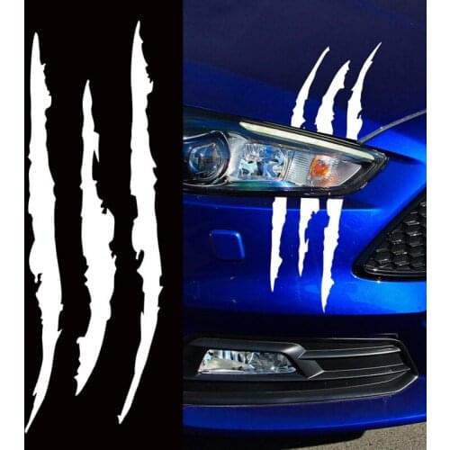 Car Sticker Reflective Monster Claw Scratch Stripe Sticker for Audi A-series C-series S-series SQ-series RS-series Q3 Q5 SQ5 Q7