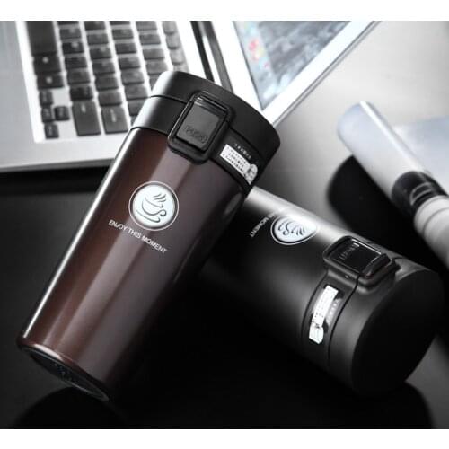 Gift Travel coffee cup Stainless Steel Coffee Mug Thermos tea drink bottle Vacuum Flask thermo Water Bottle