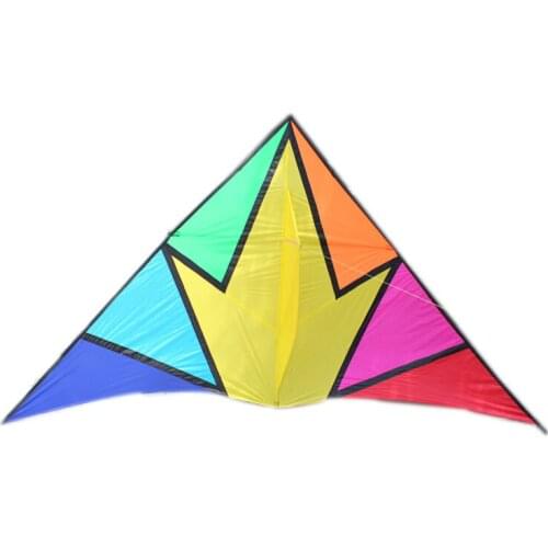 Outdoor Fun Sports New Arrive 3 Square Power Delta Kite Nylon Cloth Carbon/Resin Rod With Flying Handle & Line Good Flying