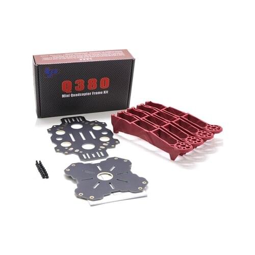 Totem Q380 380mm Ultra Light High Strength Glass Fiber Integrated Molding Machine Arm Multirotor Frame Kits for RC FPV Beginner