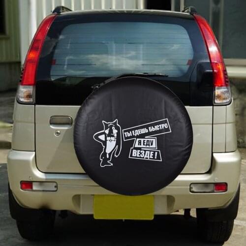 Universal PVC Leather Spare Tire Wheel Cover Case Protector Bag Pouch For Mercedes-Benz RV SUV G500 G350d G350 G55 G63 G65