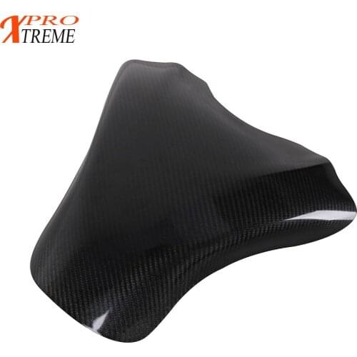 Black Carbon Fiber Oil Fuel Guard Gas Tank Cover For SUZUKI GSXR 600 GSX-R 750 2011 2012 2013 2014 2015 2016 Motorcycle