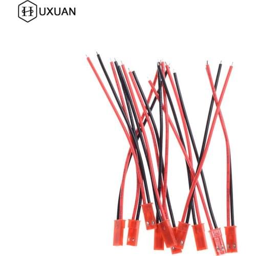 10 Pcs/lot 100mm Wire Connector Plug Cable Connector Plug Cable Male+Female for DIY RC Battry Model