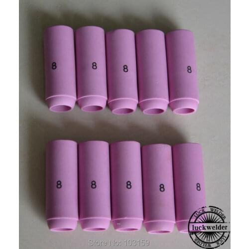 10N46 #8 TIG Nozzle Alumina Shield Cup For WP17 18 26 TIG Welding Torch