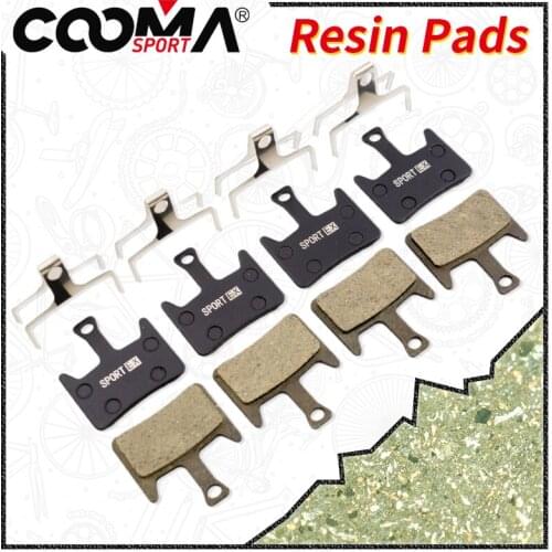 Bicycle Disc Brake Pads for Hayes Prime Expert, Prime Pro, Comp Disc Brake, 4 Pairs, Black Resin