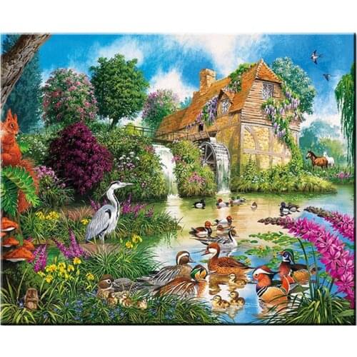 5D Diy Diamond Painting Birds Diamond Embroidery Animal Full Square Circle Cross Stitch kits handmade Crafts Wall StickerZP-3181