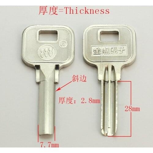 B304 House Home Door Empty Key blanks Locksmith Supplies Blank Keys 10 pieces/lot