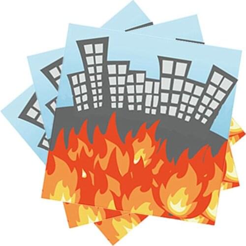 Fireman Theme party paper napkin kids boy happy Birthday Party Decor baby shower Adult party Fire Truck paper towel