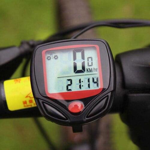 LCD Display Digital Computer Speedometer Bike Odometer Odometer Stopwatch Bicycle Speedometer Waterproof Riding Accessories
