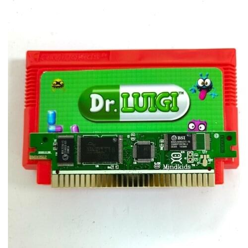 Dr.Luigi Nes/FC Card For 60 Pin 8 Bit Game Player