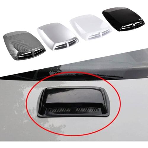 1PCS Air Flow Intake Hood Scoop Vent Bonnet Cover DIY Universal Car Accessories Styling Decorative Trim