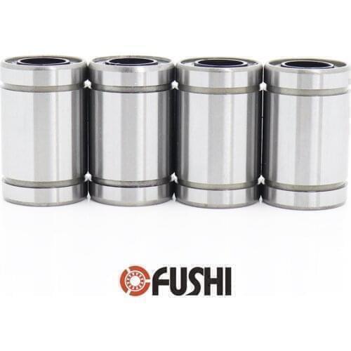 LM10UU Linear Motion Bearings 10*19*29 mm ( 4 Pcs ) Standard LM10 LM 10mm Linear Bearing LM10 UU