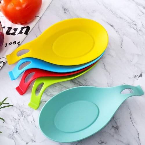 Multipurpose Silicone Spoon Rest Pad Food Grade Silicone Spoon Put Mat Device Kitchen Utensils kitchen Drink Glass Coaster