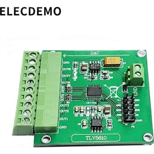 TLV5610 Module Octal Serial DAC Module TLV5610/TLV5608/TLV5629 Digital to Analog Conversion Function demo Board