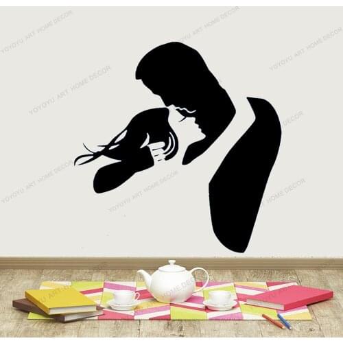 Man Woman Love Couple Hug Friendship Soulmates Dancing Wall Stickers Decals Vinyl Mural Decor Art yw-580