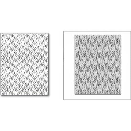 New 2021 Dotted Half Ring Template Metal Cutting Dies for DIY Scrapbooking and Card Making Decorative Embossing Craft No Stamps